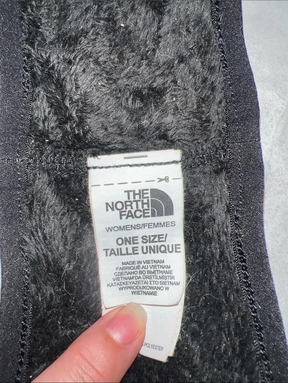 The North Face soft faux